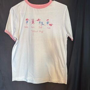 Ladies pink ribbon Tshirt